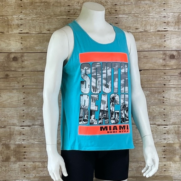 Surf Style Other - Surf Style Large Sleeveless Mens Shirt Turquoise